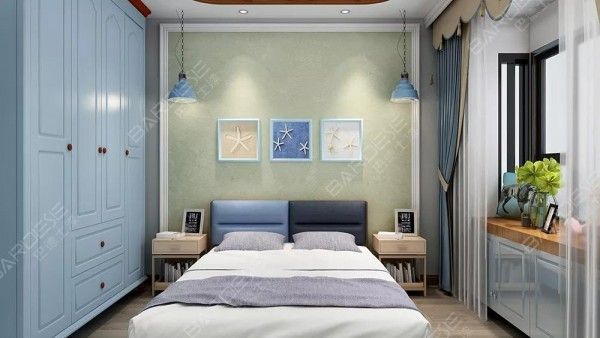 巴德士艺术漆地中海风格装修案例实景图